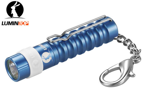 Porcellana Torcia elettrica colorata di Lumintop AAA del verme con il peso leggero della catena chiave 12g fornitore