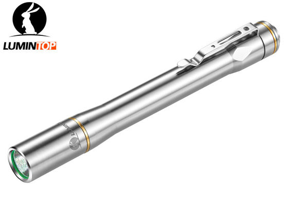 Porcellana Il Cree del Ti di Lumintop Iyp365 ha condotto la torcia elettrica con la dimensione della penna della clip dell'acciaio inossidabile fornitore